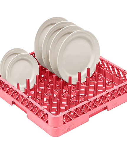 Giá Rổ Chốt Đĩa/Khay Máy Rửa Chén Vollrath TR-3-02 Cỡ Đầy Đủ Hở Đáy Và Hông - Đỏ