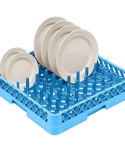 Giá Rổ Chốt Đĩa/Khay Máy Rửa Chén Vollrath TR-3-44 Cỡ Đầy Đủ Hở Đáy Và Hông - Xanh Hoàng Gia