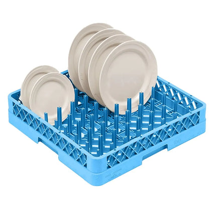 Giá Rổ Chốt Đĩa/Khay Máy Rửa Chén Vollrath TR-3-44 Cỡ Đầy Đủ Hở Đáy Và Hông - Xanh Hoàng Gia