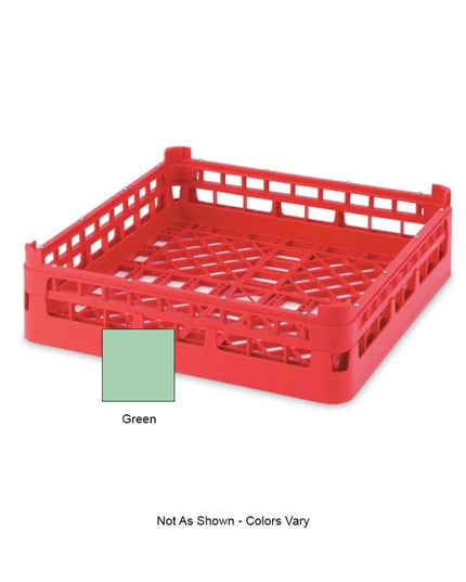 Giá Rổ Hở Hai Đầu Máy Rửa Chén Vollrath 5267010 Cỡ Đầy Đủ Thấp 50.2 x 50.2 cm - Xanh Lá
