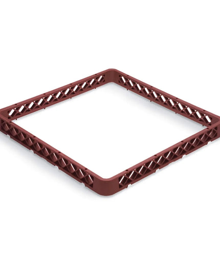 Giá Rửa Bát Dạng Mở Vollrath TR1A - Cỡ Đầy Đủ, 1 Thanh Nối Dài, Màu Đỏ Burgundy