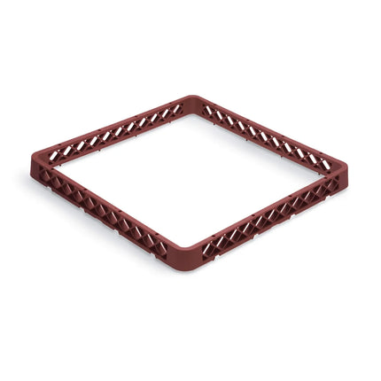 Giá Rửa Bát Dạng Mở Vollrath TR1A - Cỡ Đầy Đủ, 1 Thanh Nối Dài, Màu Đỏ Burgundy