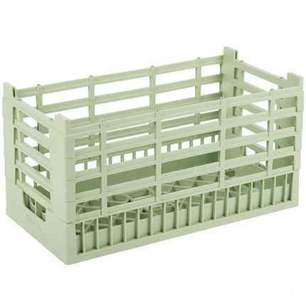 Giá Rửa Chén Hở Vollrath 5280711 - Siêu Cao, Cỡ Nửa Khay, Màu Xanh Lá