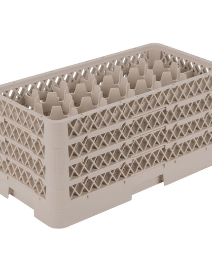 Giá Rửa Chén Vollrath HR1D1DDD Cỡ Nhỏ 17 Ngăn - 4 Thanh Nối Ngăn, Beige
