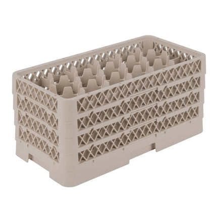 Giá Rửa Chén Vollrath HR1D1DDD Cỡ Nhỏ 17 Ngăn - 4 Thanh Nối Ngăn, Beige