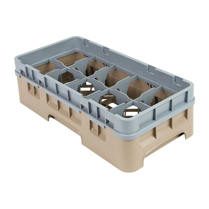 Giá Rửa Ly Cambro Camrack 10HS318184 10 Ngăn - Có Tầng Mở Rộng, Be