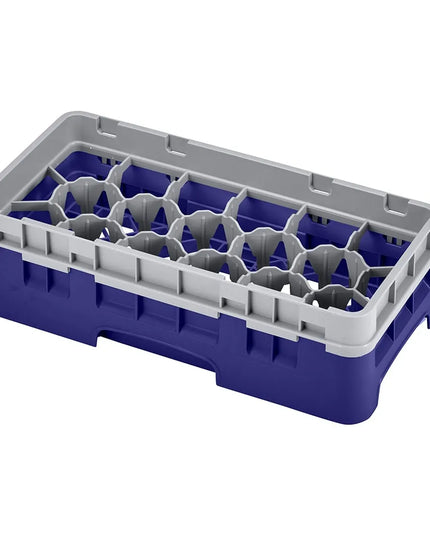 Giá Rửa Ly Cambro Camrack 17HS318186 17 Ngăn - Có Tầng Mở Rộng, Xanh Navy