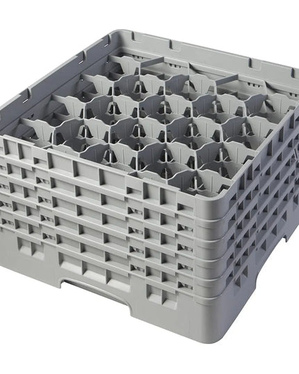 Giá Rửa Ly Cambro Camrack® 20S958151 20 Ngăn - 5 Tầng Mở Rộng Xám, Xám Nhạt