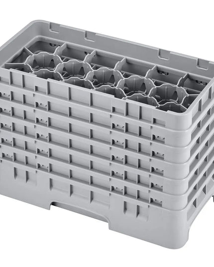 Giá Rửa Ly Camrack Cambro 17HS1114151 17 Ngăn (6) Thanh Nâng Màu Xám Nhạt