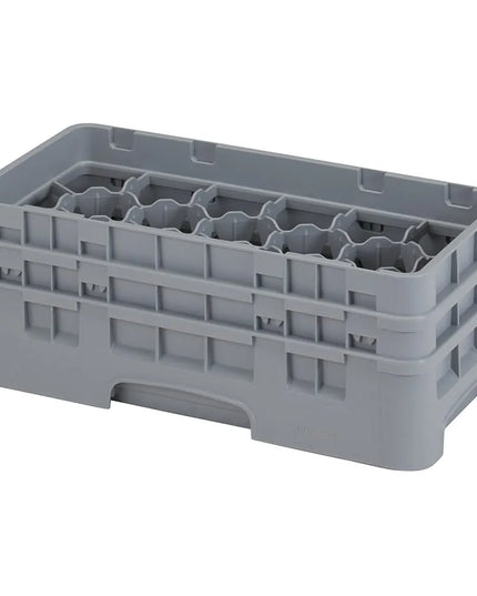 Giá Rửa Ly Camrack Cambro 17HS434151 17 Ngăn (2) Thanh Nâng Màu Xám Nhạt