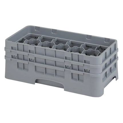 Giá Rửa Ly Camrack Cambro 17HS434151 17 Ngăn (2) Thanh Nâng Màu Xám Nhạt