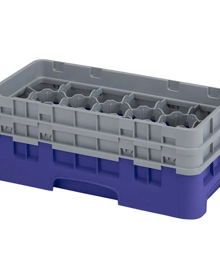 Giá Rửa Ly Camrack Cambro 17HS434186 17 Ngăn (2) Thanh Nâng Màu Xanh Navy