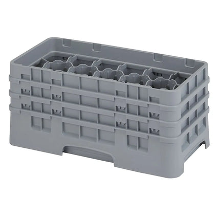 Giá Rửa Ly Camrack Cambro 17HS638151 17 Ngăn (3) Thanh Nâng Màu Xám Nhạt