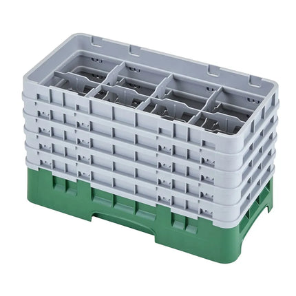 Giá Rửa Ly Camrack Cambro 17HS958119 17 Ngăn (5) Thanh Nâng Màu Xanh Sherwood