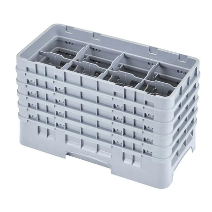 Giá Rửa Ly Camrack Cambro 17HS958151 - (5) Thanh Nối, 17 Ngăn, Màu Xám Nhạt