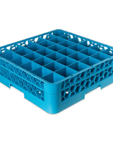 Giá Rửa Ly Carlisle OptiClean™ RG36-114 36 Ngăn - 1 Tầng Mở Rộng, Xanh Dương