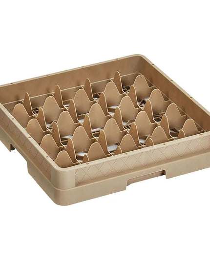 Giá Rửa Ly Traex® Vollrath CR6 Khay Đầy Đủ 25 Ngăn - Beige