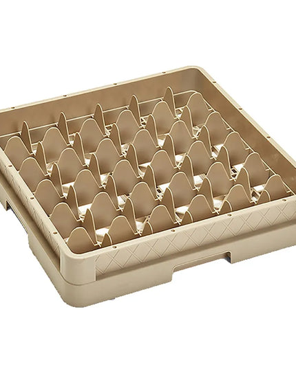 Giá Rửa Ly Traex® Vollrath CR7 Khay Đầy Đủ 36 Ngăn - Beige
