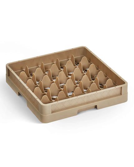 Giá Rửa Ly Traex® Vollrath CR8 Khay Đầy Đủ 16 Ngăn - Beige