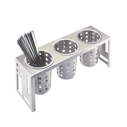 Giá Trưng Bày Dao Muỗng Nĩa Cal-Mil 1608-55 Vuông 40.6 x 13.3 x 15.2 cm Inox