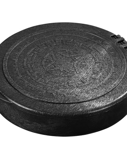 Hộp Đựng Bánh Tortilla Carlisle 071003 18 cm Nắp Đậy, Màu Đen