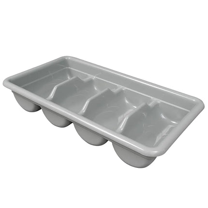 Hộp Đựng Dao Muỗng Nĩa 4 Ngăn Cambro 1120CBP180 Nhựa Màu Xám Nhạt