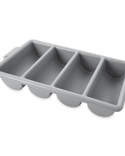 Hộp Đựng Dao Muỗng Nĩa 4 Ngăn Rubbermaid FG336200GRAY Nhựa Màu Xám