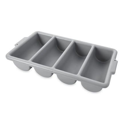 Hộp Đựng Dao Muỗng Nĩa 4 Ngăn Rubbermaid FG336200GRAY Nhựa Màu Xám