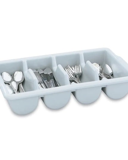 Hộp Đựng Dao Muỗng Nĩa 4 Ngăn Vollrath 52651 Nhựa Màu Xám