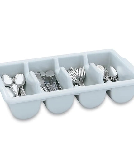Hộp Đựng Dao Muỗng Nĩa 4 Ngăn Vollrath 52654 Nhựa Màu Xám