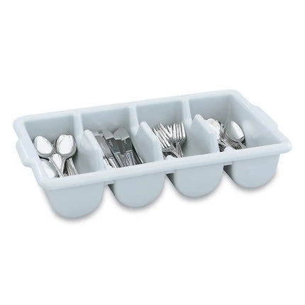 Hộp Đựng Dao Muỗng Nĩa 4 Ngăn Vollrath 52654 Nhựa Màu Xám