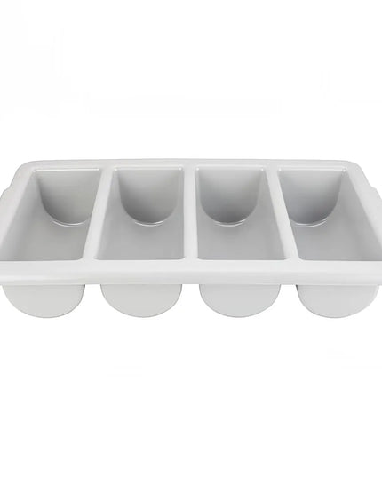 Hộp Đựng Dao Muỗng Nĩa 4 Ngăn Winco PL-4B Nhựa Màu Xám