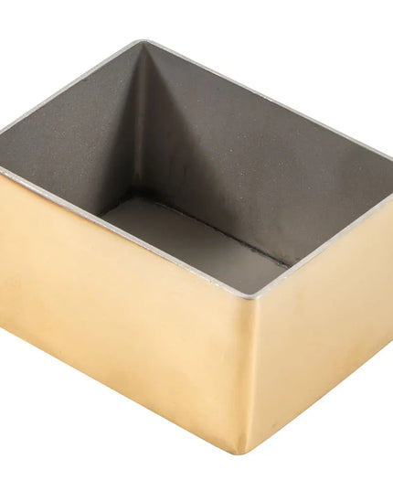Hộp Đựng Đường Chữ Nhật American Metalcraft GSPH4 Thép Không Gỉ Màu Vàng