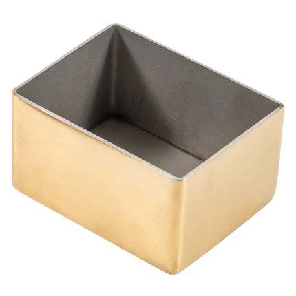 Hộp Đựng Đường Chữ Nhật American Metalcraft GSPH4 Thép Không Gỉ Màu Vàng