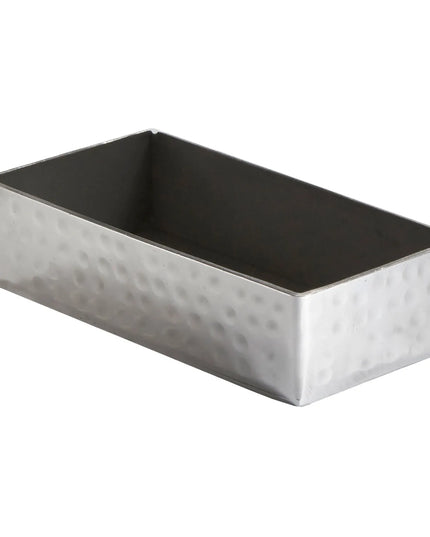 Hộp Đựng Đường Chữ Nhật American Metalcraft HMSPT3 Thép Không Gỉ Vân Gò Màu Bạc