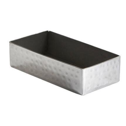 Hộp Đựng Đường Chữ Nhật American Metalcraft HMSPT3 Thép Không Gỉ Vân Gò Màu Bạc