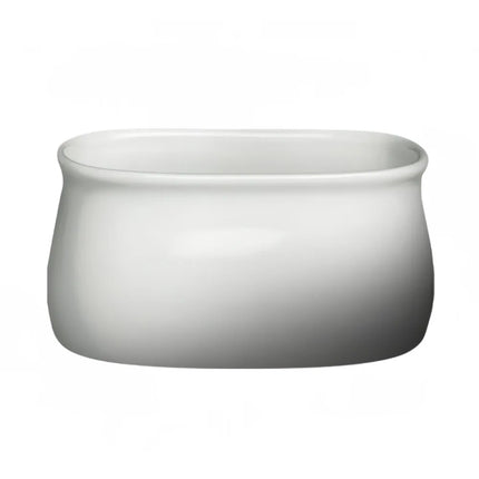 Hộp Đựng Đường Chữ Nhật Cameo China 610-66 Gốm Sứ Màu Trắng