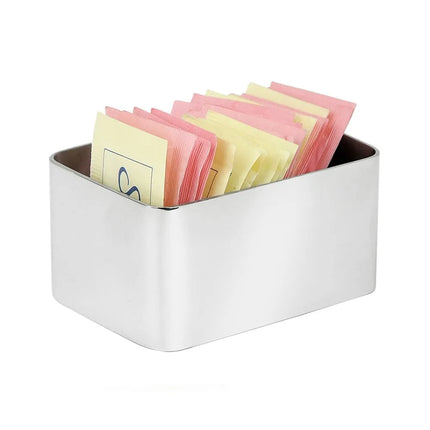 Hộp Đựng Đường Chữ Nhật Eastern Tabletop 7350RD Thép Không Gỉ Màu Bạc