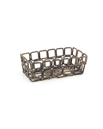 Hộp Đựng Đường Chữ Nhật Front Of The House BBK046GOI22 Sắt Màu Đồng