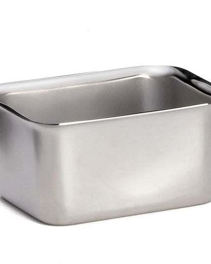 Hộp Đựng Đường Chữ Nhật Tablecraft 58MF Thép Không Gỉ Màu Bạc