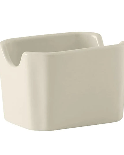 Hộp Đựng Đường Chữ Nhật Tuxton BEQ-034 Gốm Trắng Ngà
