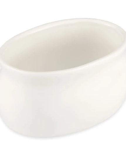 Hộp Đựng Đường Libbey 905356113 Hình Oval - Sứ, Trắng
