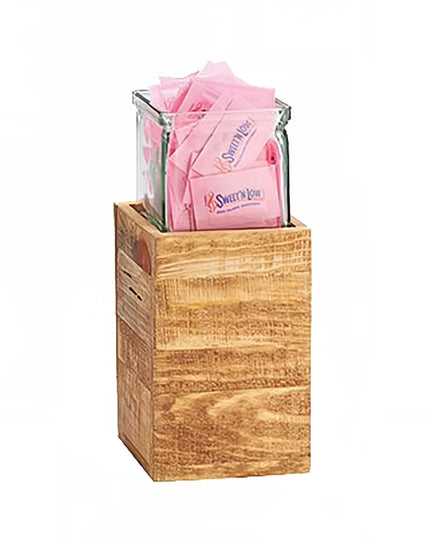 Hộp Đựng Gia Vị Vuông 1 Ngăn Cal-Mil 3427-7-99 - Trong/Nâu