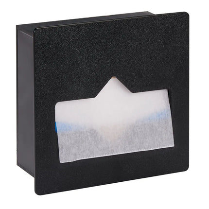 Hộp Đựng Giấy Sáp Âm Quầy Dispense-Rite FMT-1BT, 21 x 8.9 x 20.3 cm, Nhựa, Đen