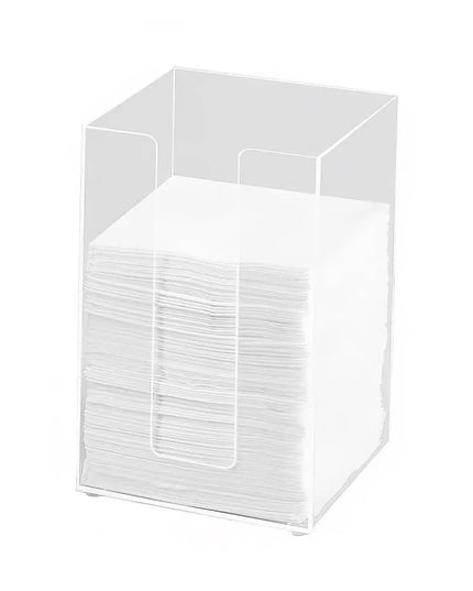 Hộp Đựng Khăn Ăn Cal-Mil 635-12 Vuông 14 cm Cho Khăn 12.7 cm, Nhựa Acrylic Trong Suốt