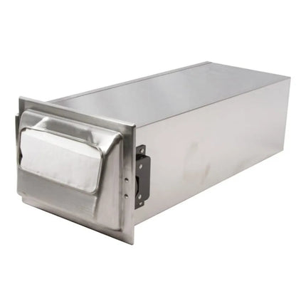 Hộp Đựng Khăn Ăn Gấp Đầy San Jamar H2001XC 750 Tờ, Âm Quầy, Bề Mặt Mờ Chrome & Inox