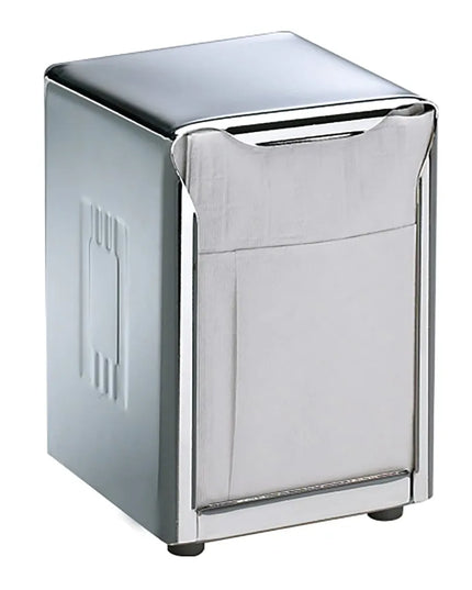 Hộp Đựng Khăn Ăn Gấp Thấp San Jamar H985X 150 Tờ, Để Bàn, 2 Mặt, Inox