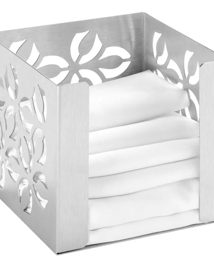 Hộp Đựng Khăn Ăn Vuông Rosseto SM262 13.3 cm, Inox