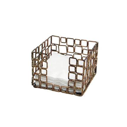 Hộp Đựng Khăn Giấy Để Bàn Front Of The House BHO039GOI21 - Đồng