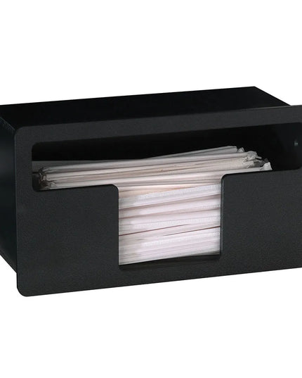Hộp Đựng Ống Hút 1 Ngăn Dispense-Rite FMTS-1BT 29.5 cm x 14 cm x 15.9 cm - Màu Đen